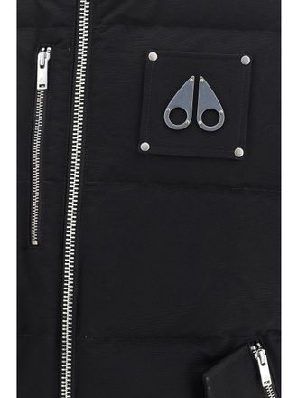 Moose Knuckles Mens Vest Westmount Original Black Outer: Cotton Padded & Down Jackets