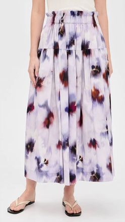 A.L.C. Jayden Lightweight Skirt In Lilac Multi