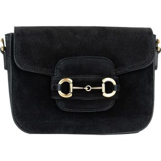 Persaman New York Suede Crossbody Bag in Black at Nordstrom Rack