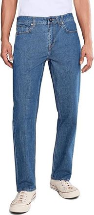 Volcom Solver Denim Mens Jeans Bold Blue : 36 30, Cotton/Denim/Elastane