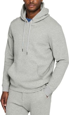 W.R.K Slim Fit Brushed Cotton Blend Pullover Hoodie in Grey at Nordstrom, Size Xx-Large