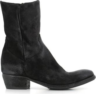 Pantanetti Enkellaars - Dames - Laarzen met Hak - Zwart - 39 EU - Leer - Schoenen
