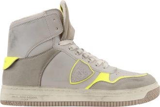 Philippe Model Hoge Top Heren Sneakers - Heren - Sneakers - Grijs - 42 EU - Su&egrave;de - Schoenen