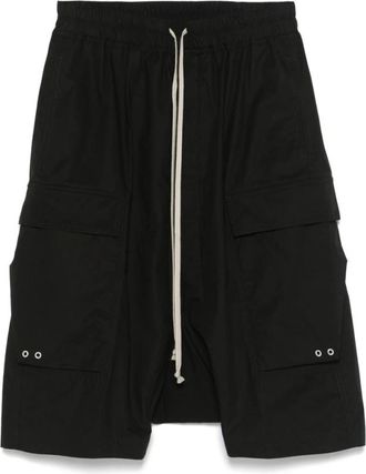 Rick Owens Cargo Pods Bermuda Shorts - Heren - Korte Broeken - Zwart - L - Katoen - Korte Broeken