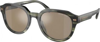 Michael Kors Mens MK2216U-39787I-52 MK2216U 52 39787I Fashion Sunglasses - Green - One Size