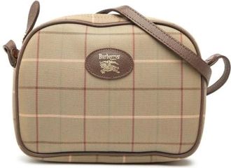 Burberry Pre-owned Cross Body Bags, female, Brown, Size: ONE SIZE Pre-owned Crossbody Bag