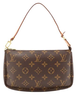 Louis Vuitton Brown Monogram Canvas Pochette Accessoires M51980 (Authentic Pre-Loved)