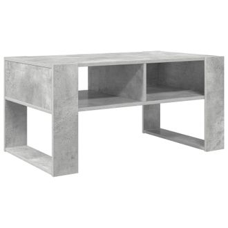 vidaXL Mesa De Caf&eacute; Gris Concreto 92 X 53 X 45 Cm Madera De Ingenier&iacute;a Vidaxl