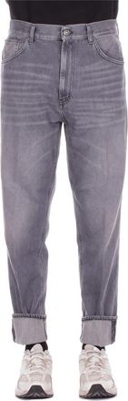 Dondup Paco Loose-fit Jeans - Heren - Loose Fit Jeans - Grijs - W31 - Katoen - Jeans
