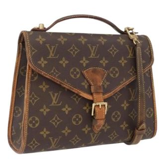 Louis Vuitton Pre-owned Handbags, female, Brown, Size: ONE SIZE Pre-owned Canvas Handbag