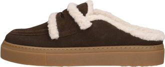 INUIKII Mule Wool - Dames - Slip ons - Bruin - 41 EU - Wol - Schoenen
