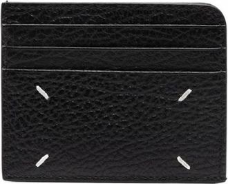 Maison Margiela Zwarte Clutch Tas voor Alle Geslachten - unisex - Portefeuilles - Zwart - ONE Size - Leer - Accessoires