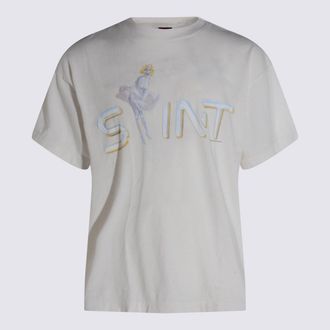 SAINT M&times;&times;&times;&times;&times;&times; White Cotton T-Shirt