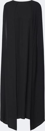 Plan C Caped midi dress