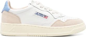 Autry Sneakers, female, White, 8 UK, White Trainers Lace-Up Round Toe