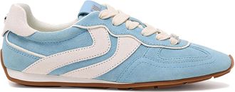 Steve Madden Womens Suede Abbi 436 Sneakers - Blue - Size UK 4