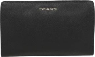 Michael Kors Pre-owned Jet Set Travel Crossbody - Dames - Vintage Accessoires - Zwart - ONE Size - Leer - Vintage