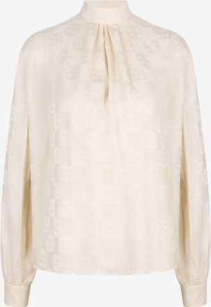Givenchy Jacquard-Bluse mit Schluppe 4G