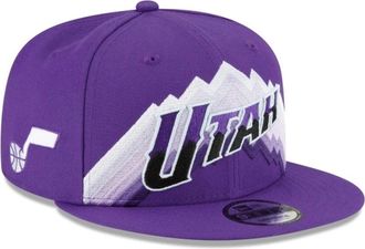 New Era Paarse Jazz Nba 24 Pet - Heren - Petten - Paars - ONE Size - Accessoires