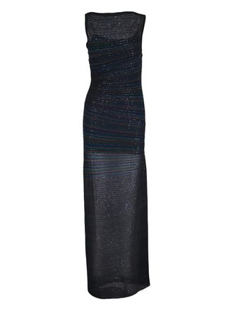 Missoni sequinned sleeveless maxi dress - Black