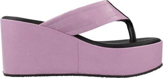 Yellow Platform Wedge Sandal - Dames - Sleehakken - Roze - 41 EU - Schoenen