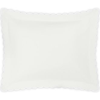 Matouk Diamond Piqu&eacute; Sham in Bone at Nordstrom, Size Standard