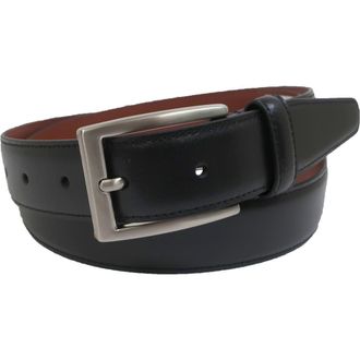 Brooks Brothers Stitched Leather Belt in Black at Nordstrom Rack, Size 34