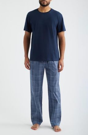 Majestic International Long Day Pajama T-Shirt & Pants in Blue at Nordstrom, Size Xx-Large
