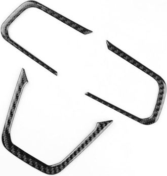 OEM Adhesivo De Fibra De Carbono Para La Cubierta Del Pomo Del Volante Del Mustang 2024-2025. Accesorios Interiores