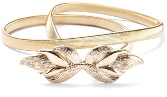 Lascana Tailleng&uuml;rtel LASCANA Schmuckg&uuml;rtel, Damen, Gr. XL, gold (goldfarben), Metall, gl&auml;nzend, G&uuml;rtel Tailleng&uuml;rtel, elastischer G&uuml;rtel f&uuml;r Kleid & Overall,