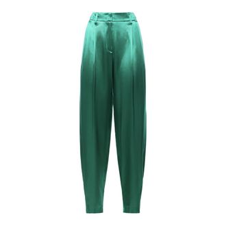 Genny Wide Trousers, female, Green, Size: XS Wide Trousers