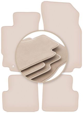 OEM Alfombrillas Beige Premium Para: Peugeot 406 Berlina, Familiar, Break 1995-2004