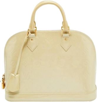 Louis Vuitton Pre-owned Alma PM Tas - Dames - Vintage Handtas - Wit - ONE Size - Leer - Vintage