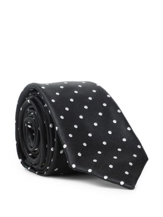 Tom Ford polka-dot silk tie - Black