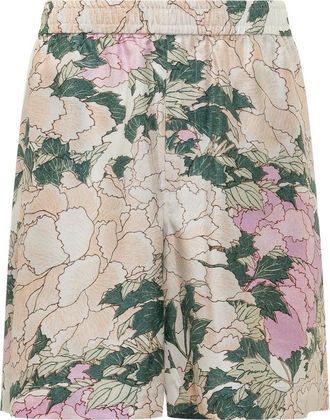 Givenchy Korte Broeken, Heren, Veelkleurig, XL, Zijde Korte Broek