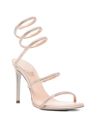 Rene Caovilla Cleo Heel Sandal - Powder Pink