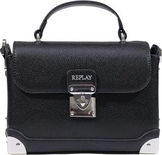 Replay Borsa piccola sintetica testurizzata - - Bags - Donna - Nero - ONE SIZE