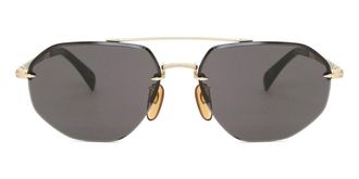 David Beckham DB 1101/G/S Asian Fit J5G/IR Mens Sunglasses Gold Size 61
