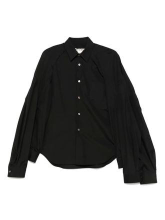 Comme Des Gar&ccedil;ons poplin shirt - women - Cotton - S - Black