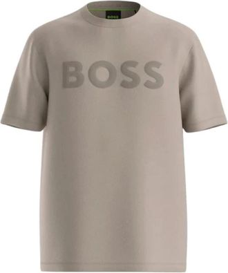 HUGO BOSS Hombre, Camisetas, Marr&oacute;n, Talla: L