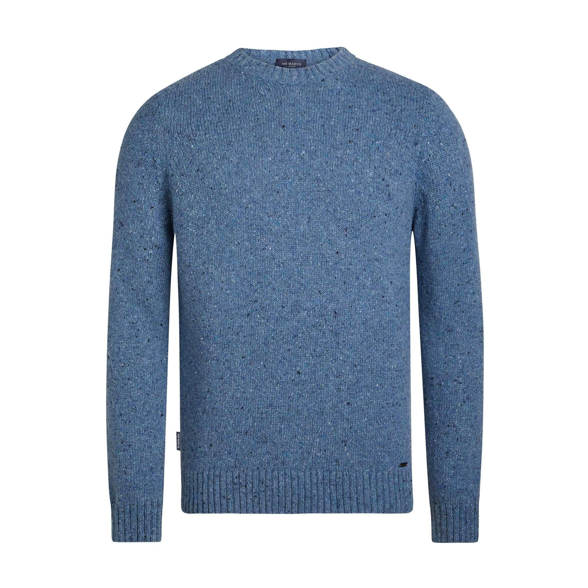 Fursac Pull En Maille Bleu Tommy Hilfiger Pull En Pure Laine En