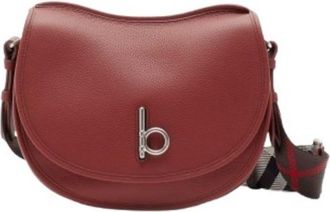 Burberry Rust / Berry Mens Small Rocking Horse Satchel