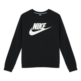 Nike (WMNS) Nike Round-neck Sports Sweatshirt Black CI1178-010