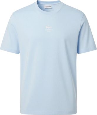 Lacoste Unisex geborduurd Logo T-shirt voor volwassenen (Blauw)