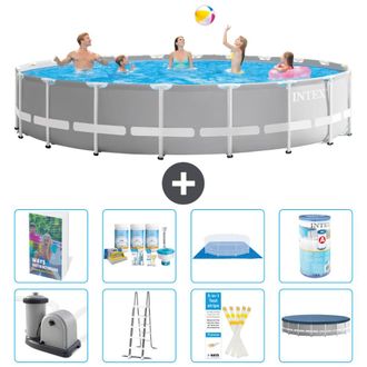 Intex Piscina Prism Frame Redonda - 610x132 Cm - 9-piezas S556