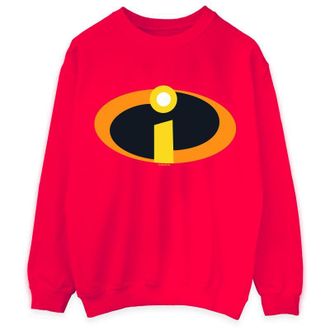 Disney Heren The Incredibles Logo Sweatshirt (Rood)