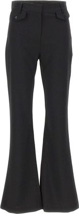 Rotate Wijde broek - Dames - Wijde Broeken - Zwart - M - Broeken