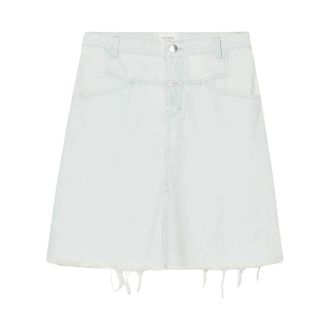 Closed Dames, Rokken, Blauw, Maat: W28 Denim