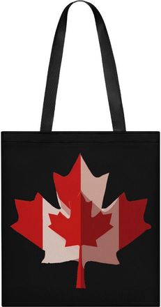 Generic Canadian Flag Maple Leaf Tote Bag for Women Men Shoulder Bags Purses Pouch Handbags