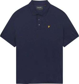 Lyle & Scott Plain Polo Shirt - Heren - Polos - Blauw - 5XL - Katoen - Tops